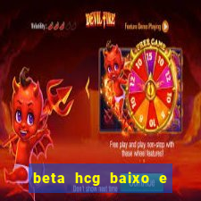 beta hcg baixo e gravidez evoluiu